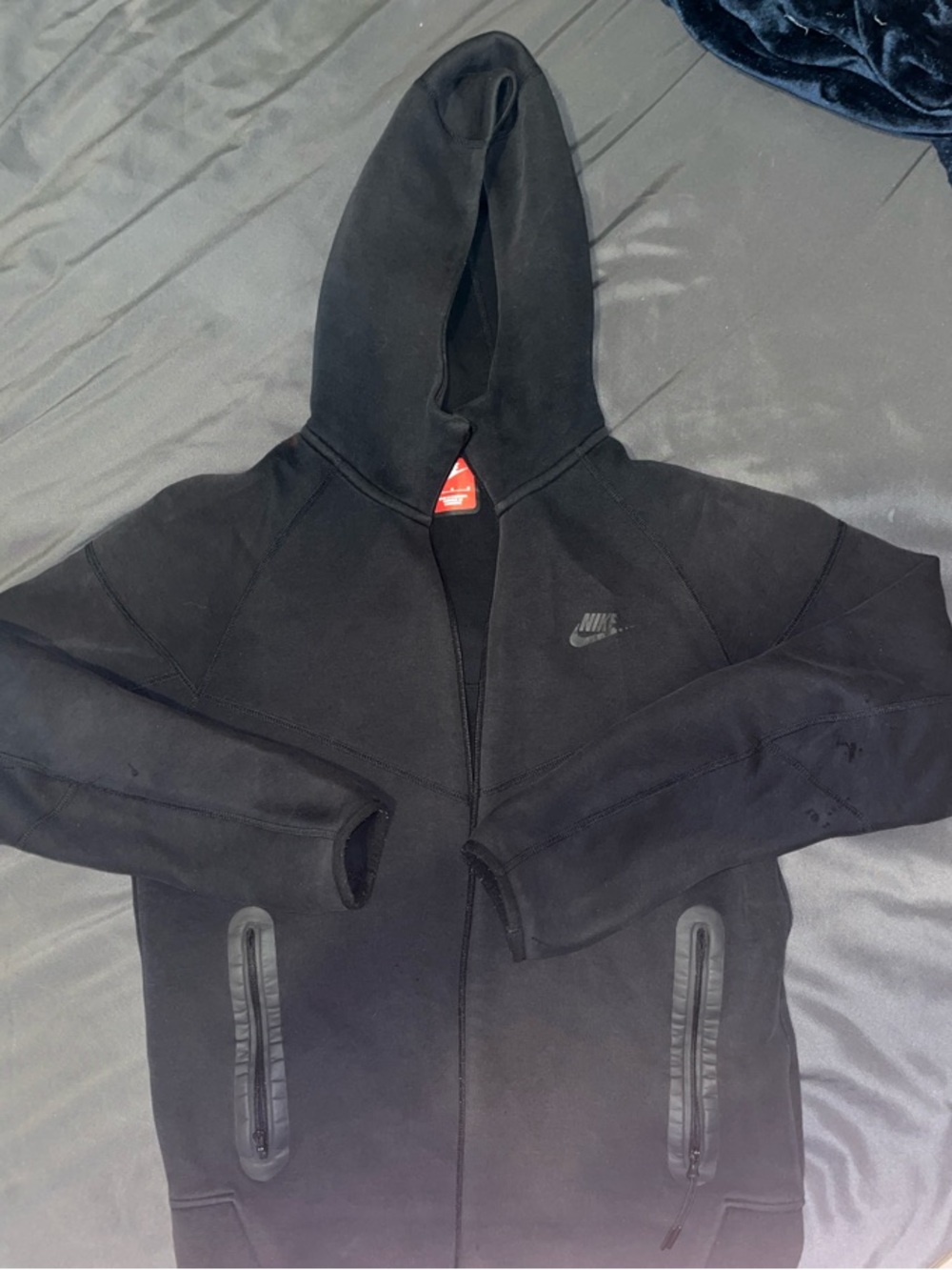 Nike Black Full-Zip Performance Hooded Jacket